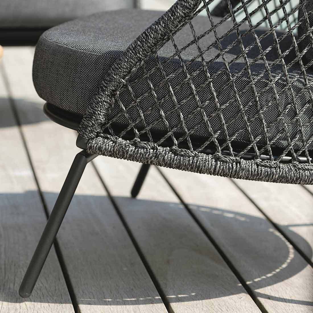 Stern Odea Loungesessel Aluminium/Rope/Polyacryl