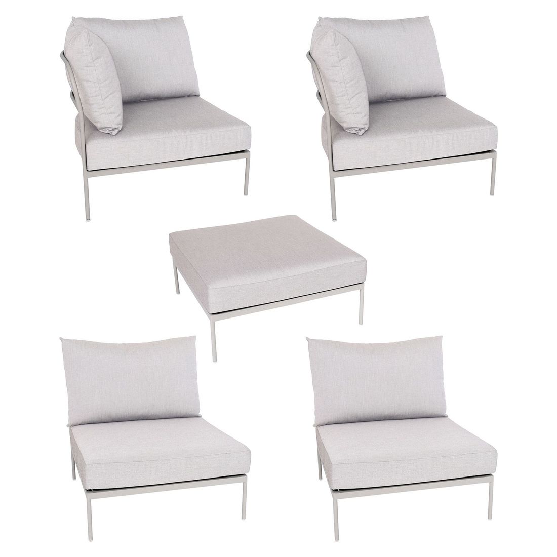 Stern Coco Ecklounge Aluminium/Outdoorstoff