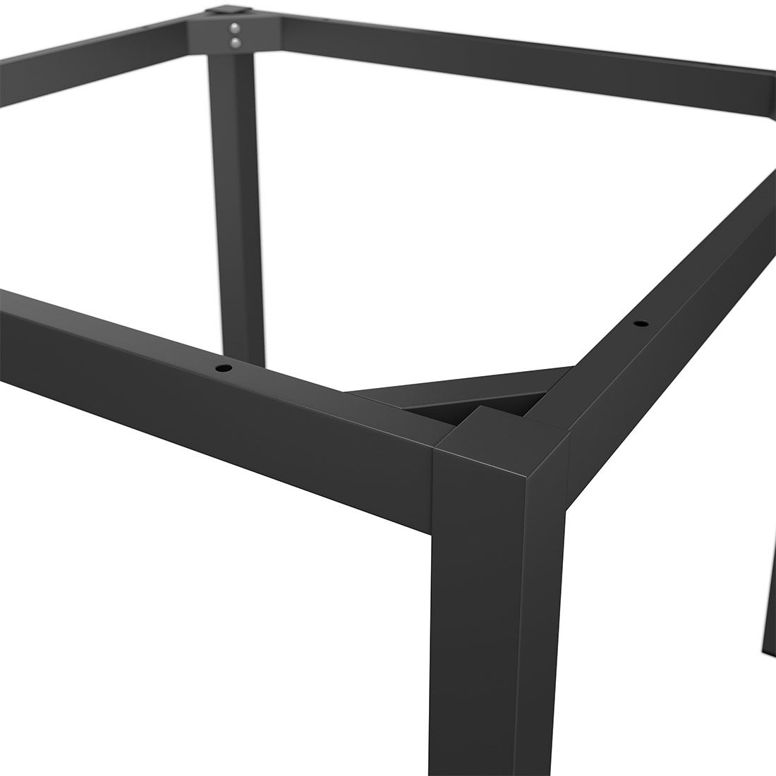 OUTLIV. Gartentisch 90x90cm Aluminium/Teak