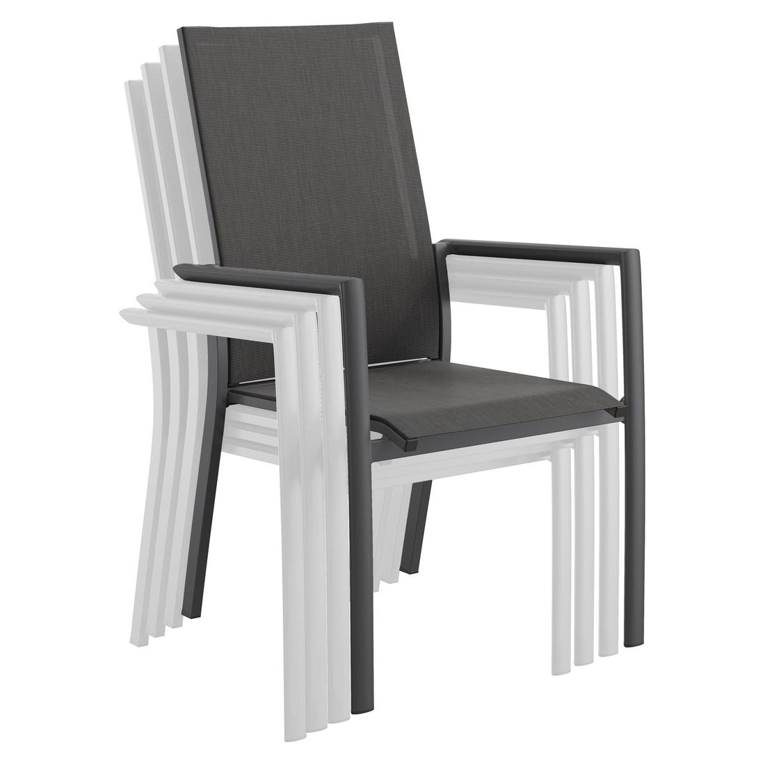 OUTLIV. Lucca Gartenmöbel-Set XL (8 Plätze) Tisch 280x100cm