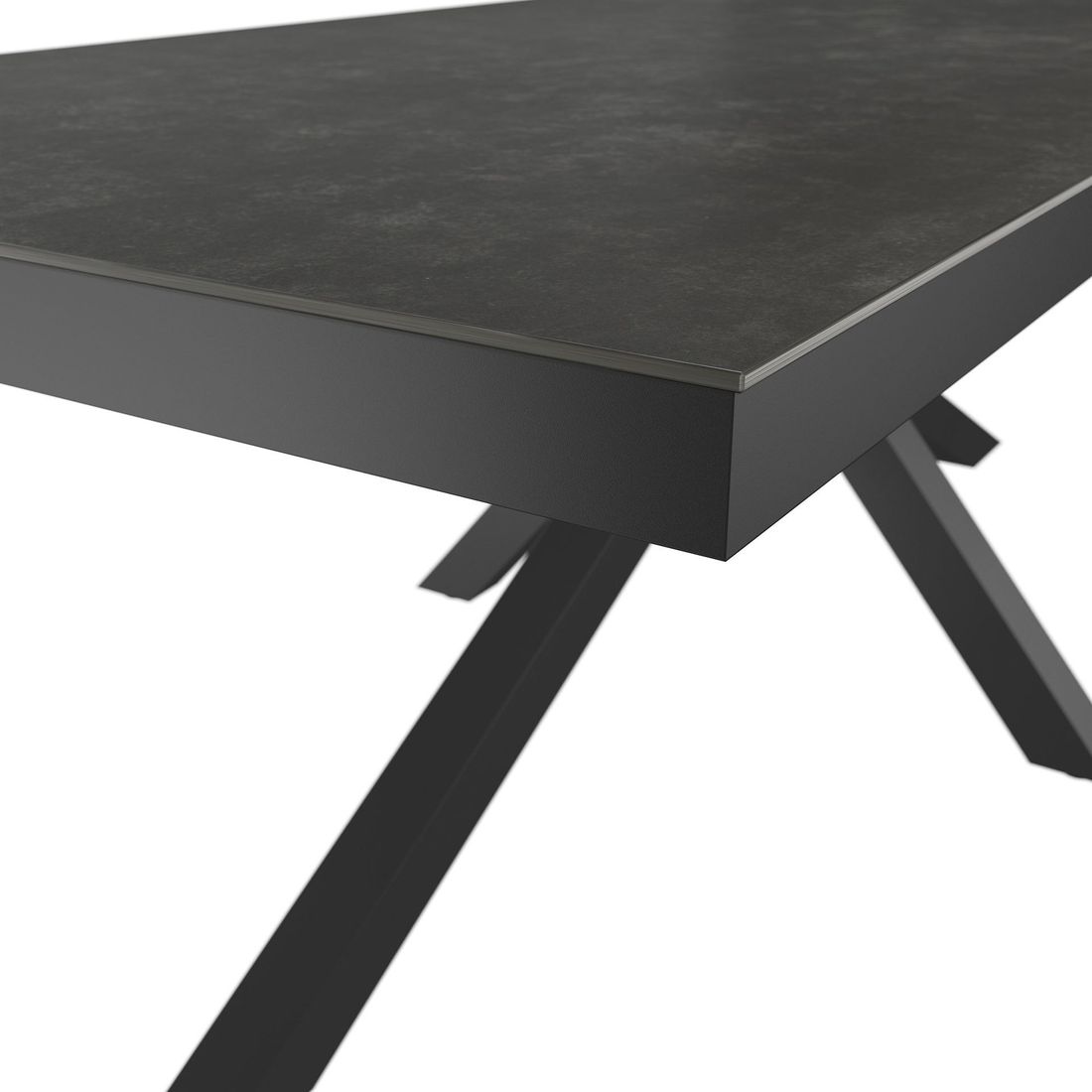 OUTLIV. Alex Gartenmöbel-Set L (6 Plätze) Tisch 220x100cm X-Form