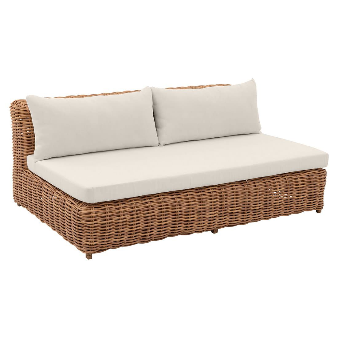 OUTLIV. Versailles Gartenloungesofa Geflecht/Spun Polyester