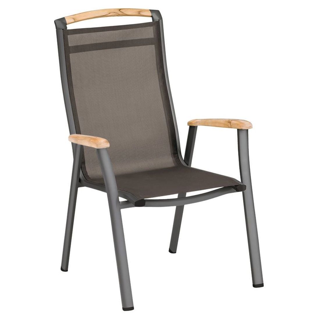 Kettler Memphis Gartenmöbel-Set M verstellbar (4 Plätze) Tisch 160x95cm