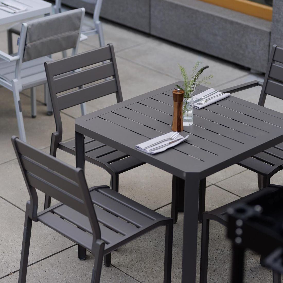 Kettler Latitude Gartentisch 78x78cm Aluminium