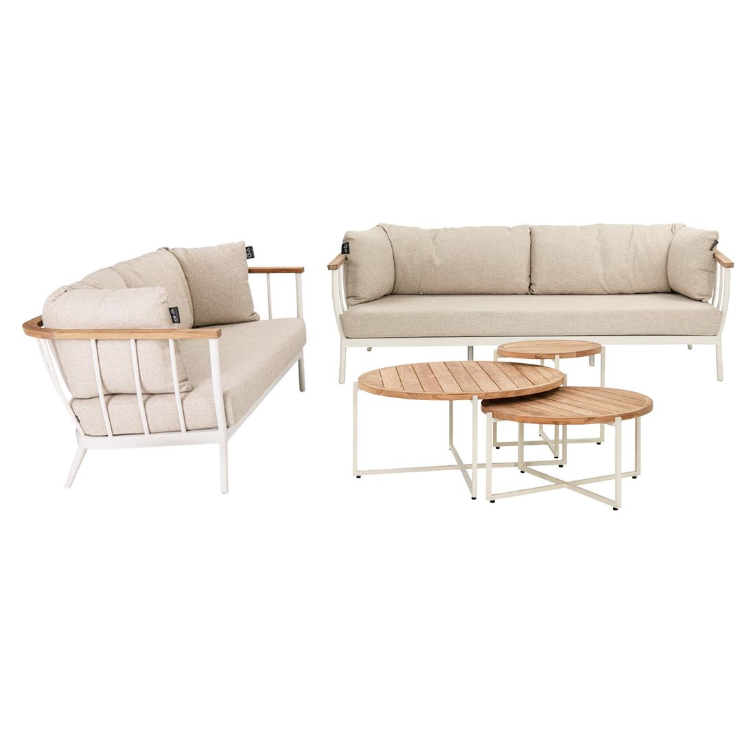 Apple Bee Condor Loungeset inkl. Loungetische Aluminium/Bee Wett