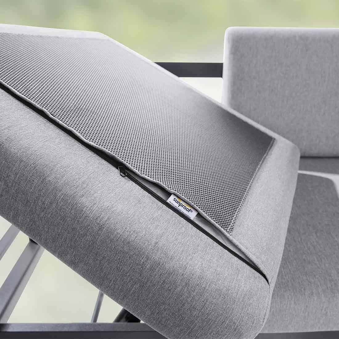 Sieger Adelaide Ecklounge Aluminium/Sunproof