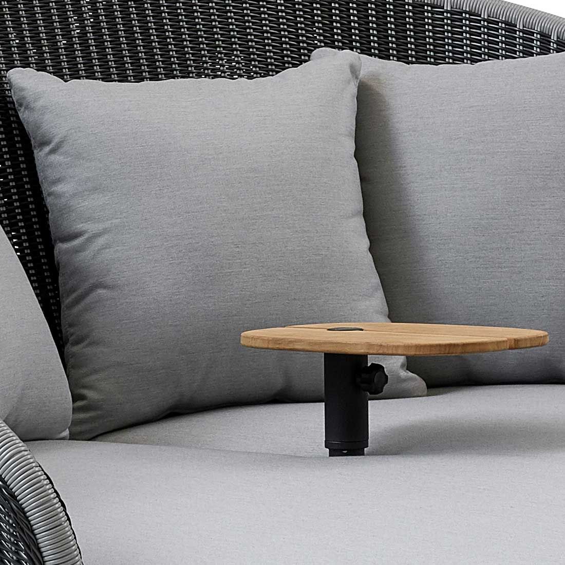 Cane-Line Peacock Daybed Teak/Alu/Geflecht inkl. Tisch