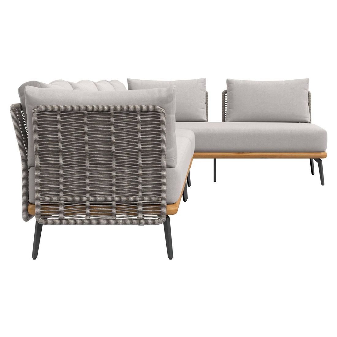 OUTLIV. Ava Dininglounge Akazie/Rope/Polyester