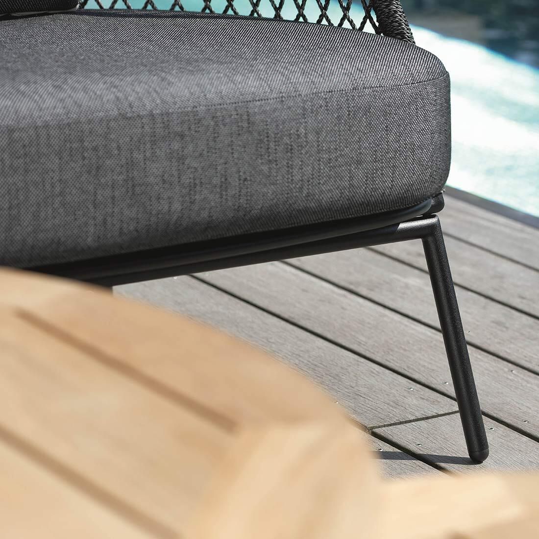 Stern Odea Loungesessel Aluminium/Rope/Polyacryl
