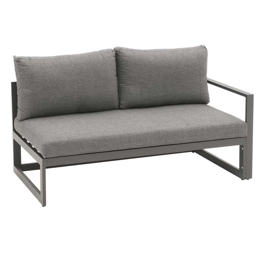 OUTLIV. Florenz Ecklounge inkl. Loungetisch Aluminium/Olefin