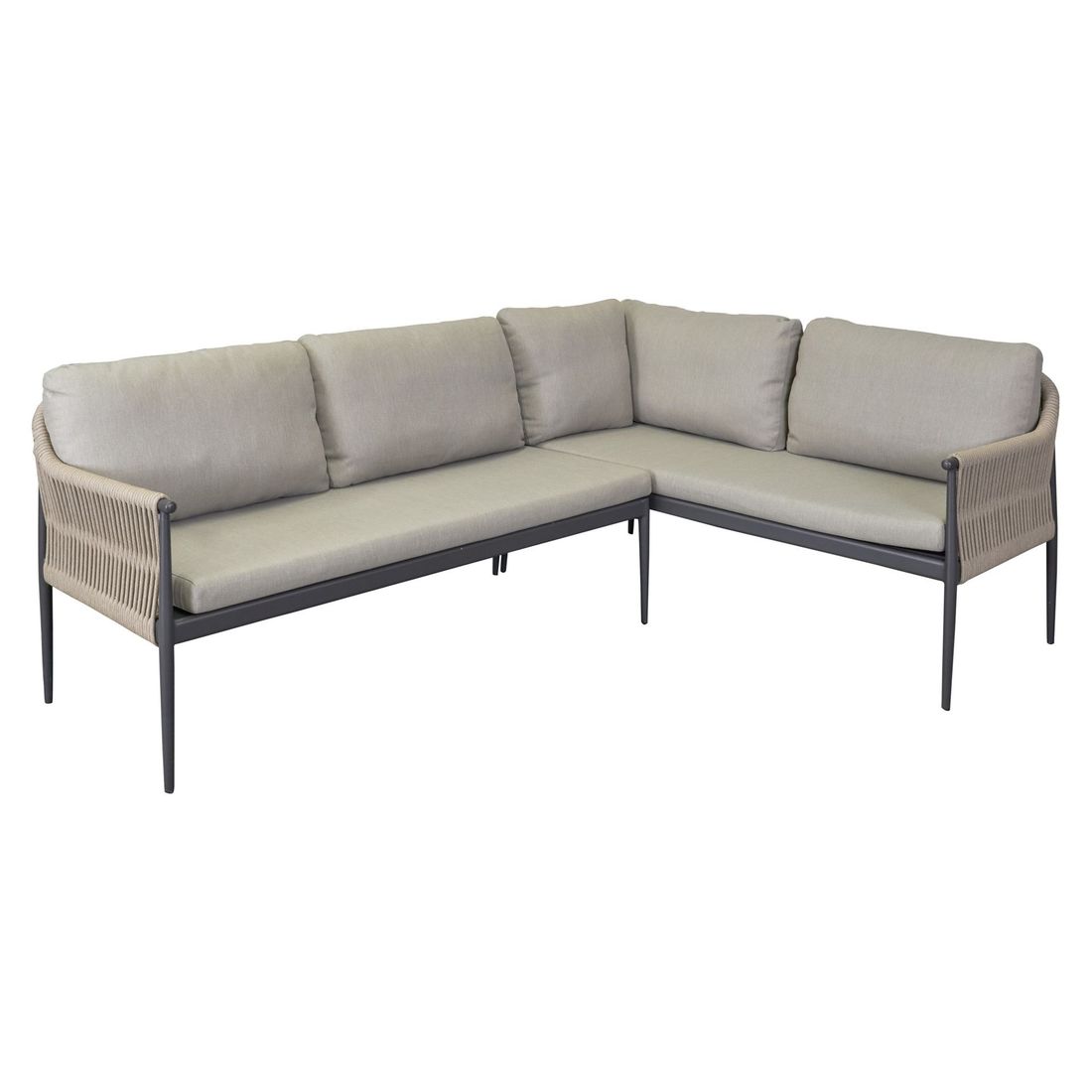 LC Garden Bari Ecklounge Aluminium/Rope