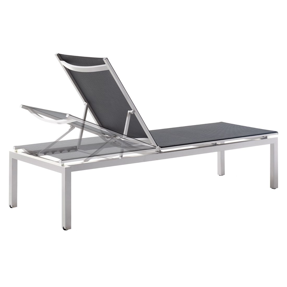 Sieger Brest Gartenliege verstellbar Aluminium/Textilux