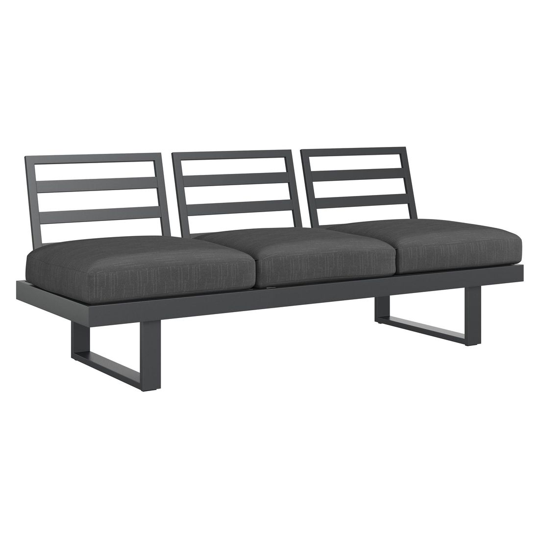 OUTLIV. Atlanta Diningsofa verstellbar Aluminium/Olefin