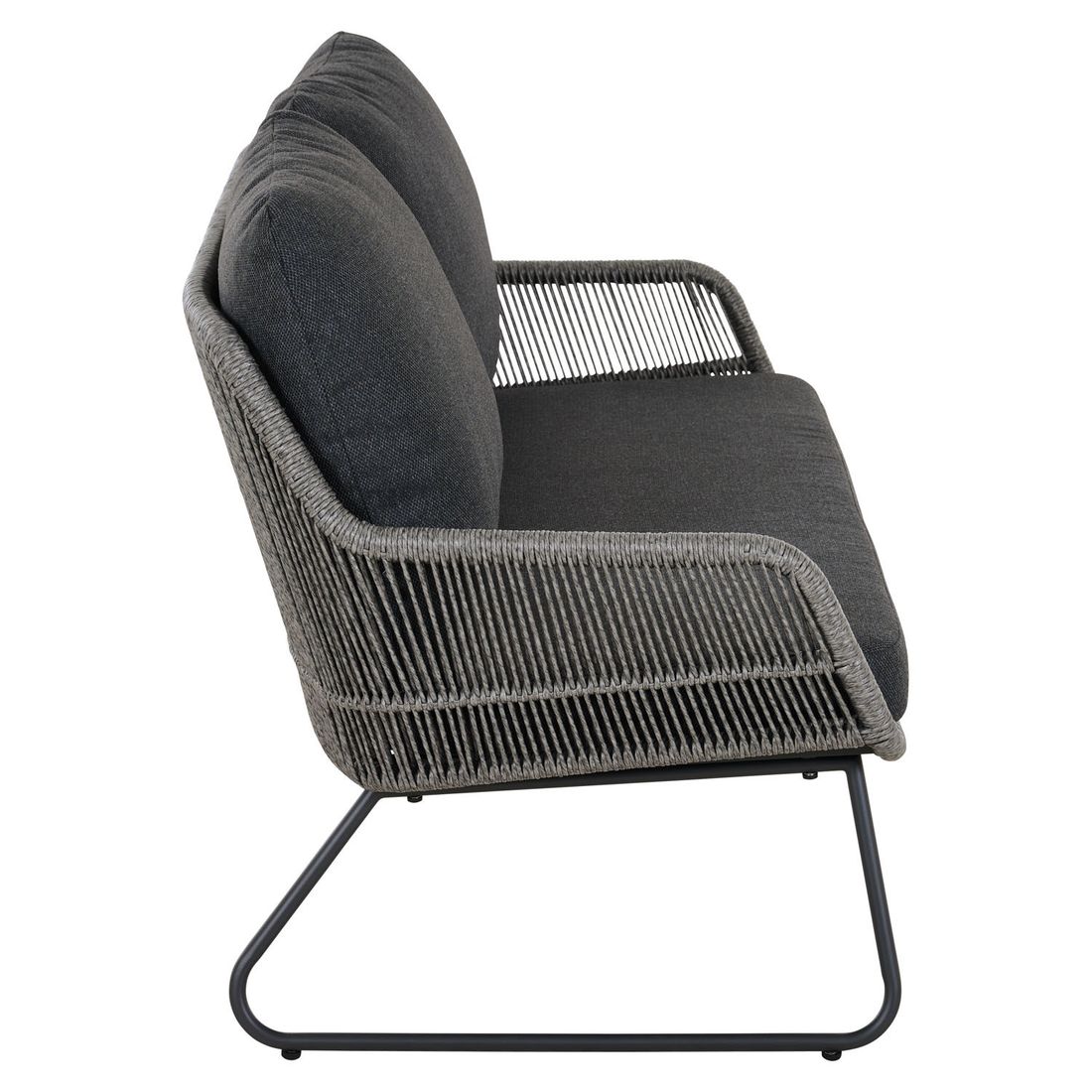Siena Garden Kansas Gartenloungesofa Aluminium/Geflecht