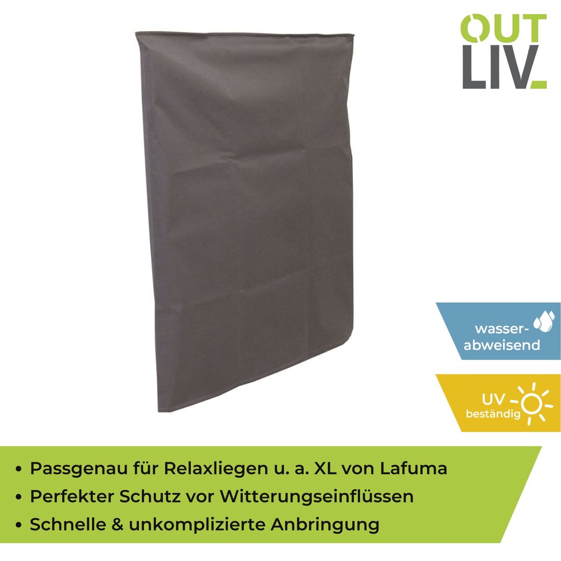 OUTLIV. Deluxe Lafuma XL Relaxliege Schutzhülle 107x90 cm