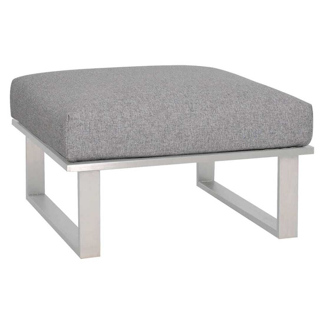 Zebra Belvedere Ecklounge inkl. Loungetisch Edelstahl/Olefin