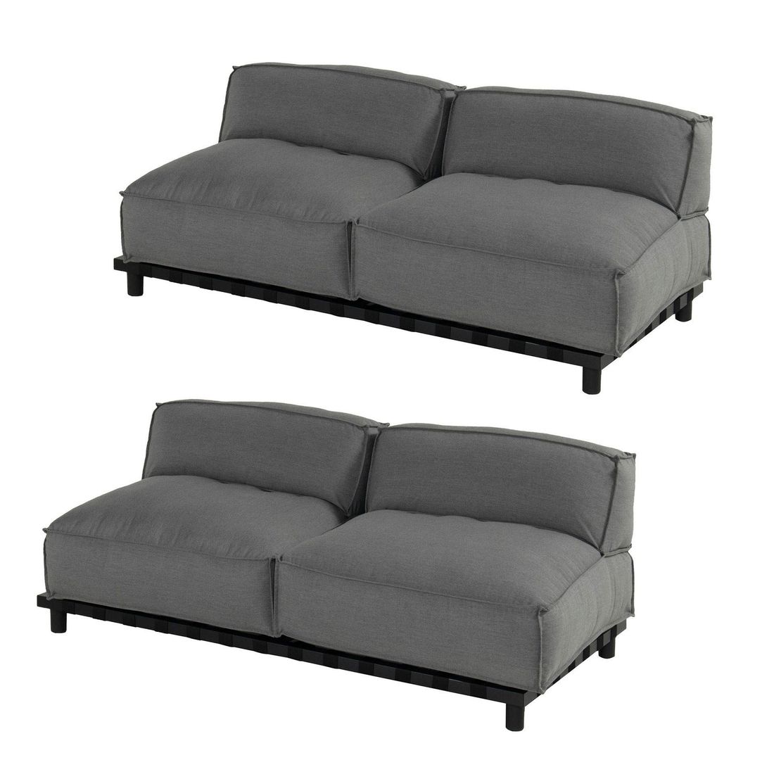 SCHÖNER WOHNEN-Kollektion Vlieland Ecklounge Aluminium/Sunbrella