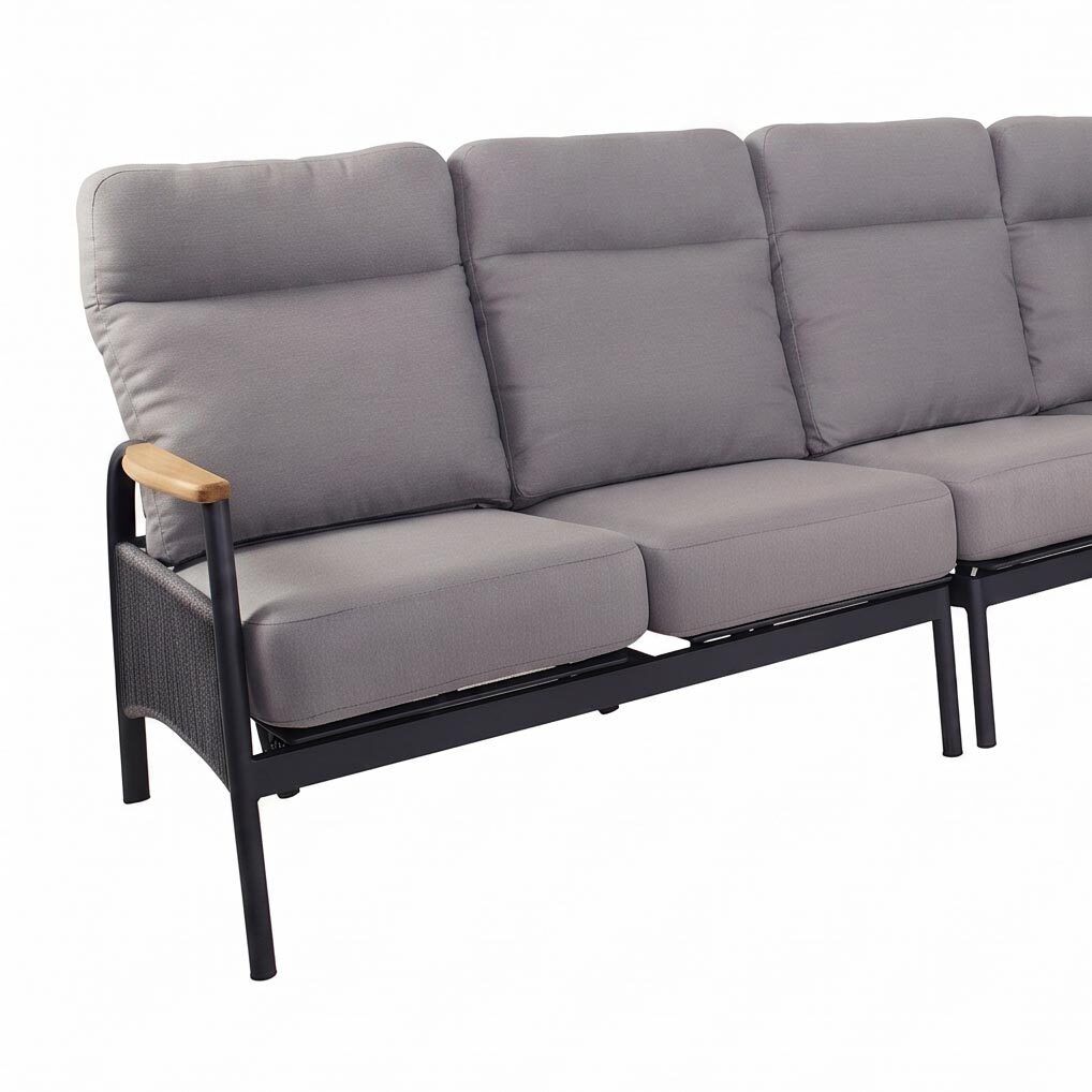 OUTLIV. Valencia Dininglounge Tisch 180x90cm Aluminium/Rope/Olefin