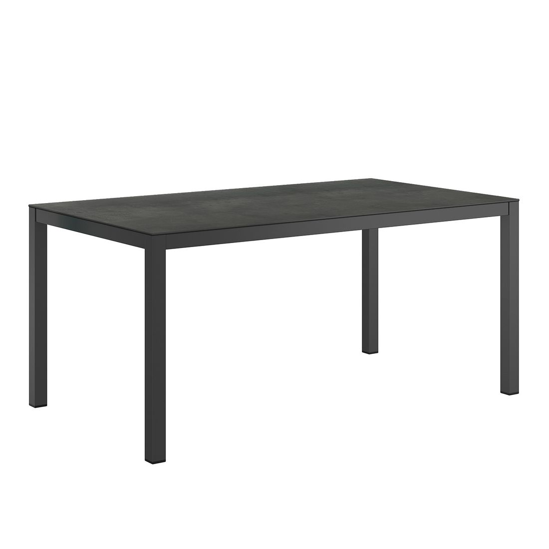 OUTLIV. Gartentisch Aluminium/HPL Schweizer Kante