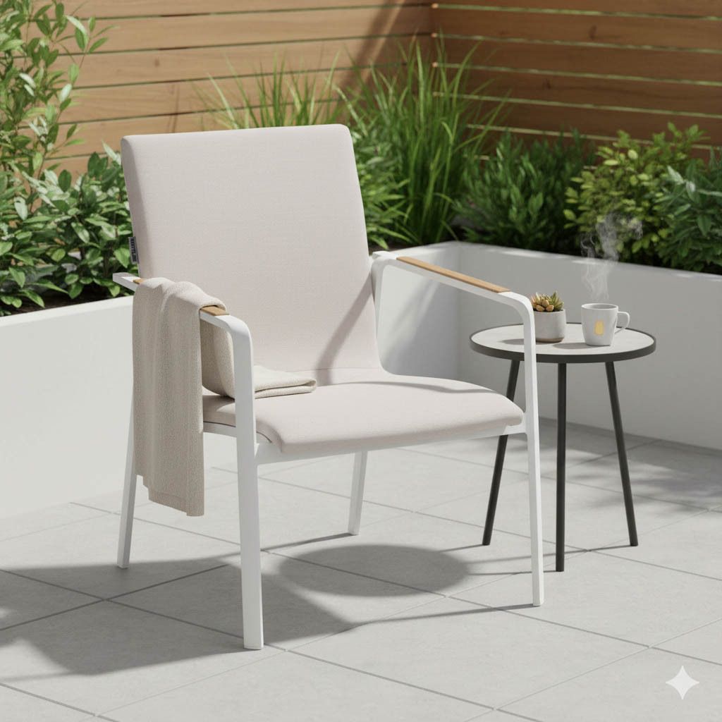 Kettler Diamond Loungesessel Aluminium/Sunbrella