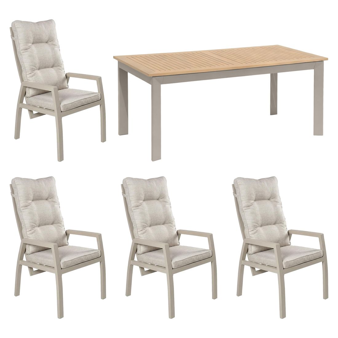 LC Garden Bondino Gartenmöbel-Set Tisch 180/240x90cm