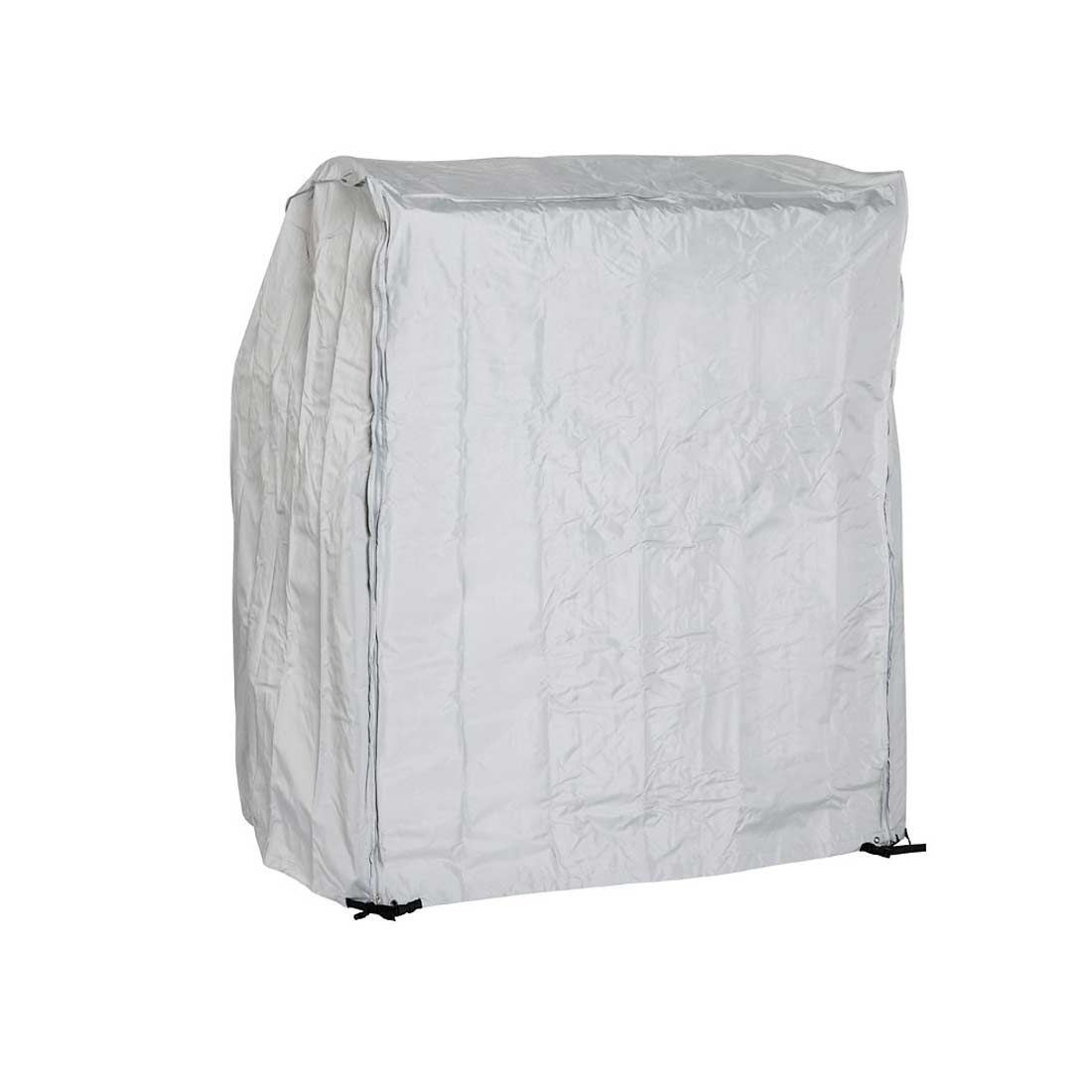 Heinemeyer Schutzhülle 130x90x163/132cm für Strandkorb, mit 2 Reißverschlüssen, Teak-Safe