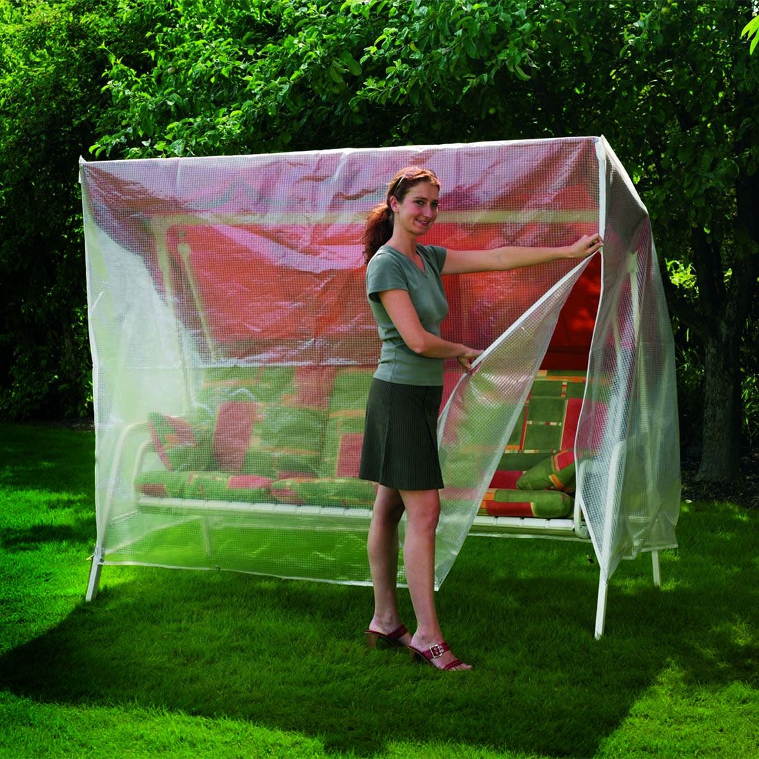 Heinemeyer Hollywoodschaukel Schutzhülle 215x123x160cm Gitterfolie