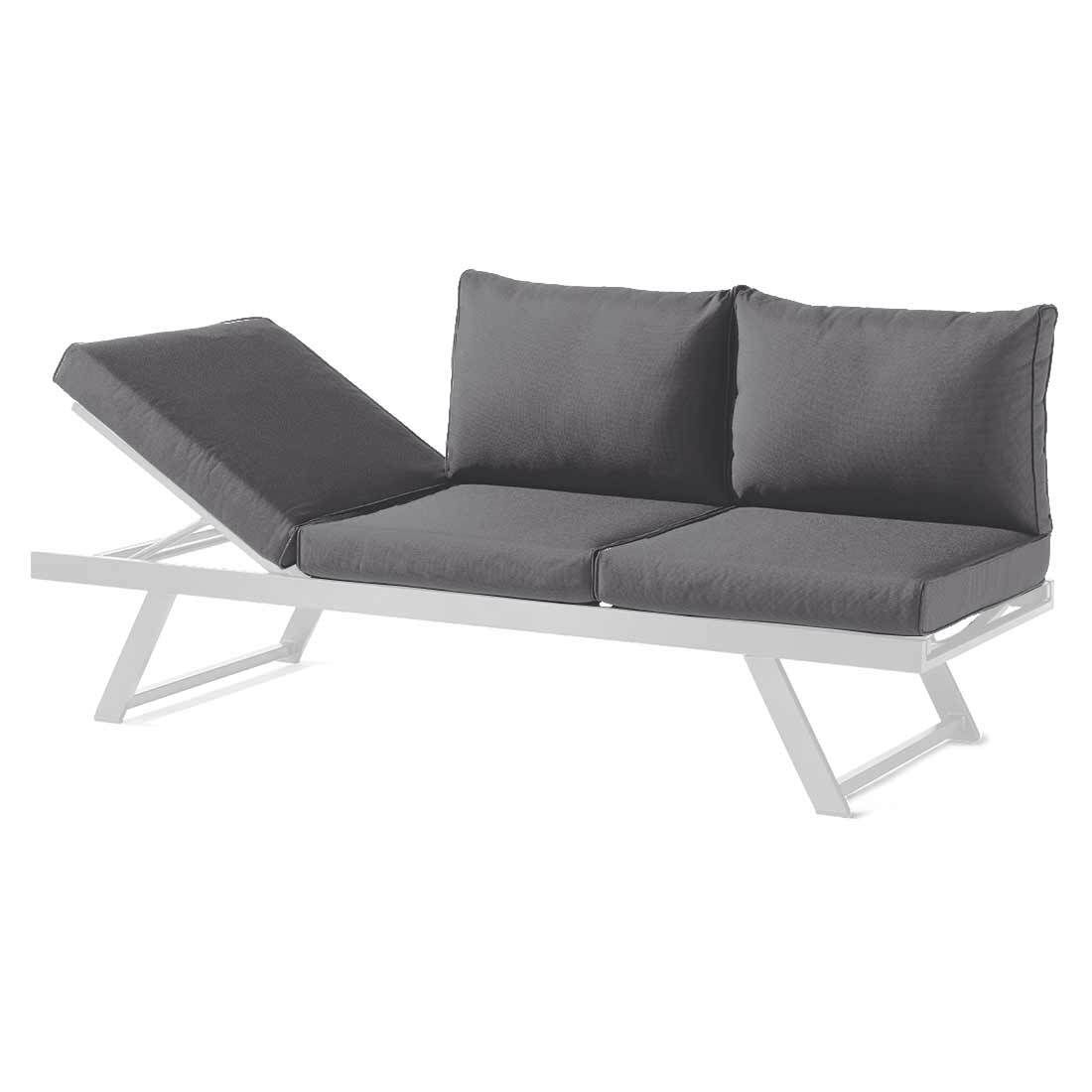 Sieger Auckland Diningsofa Aluminium/Sunproof
