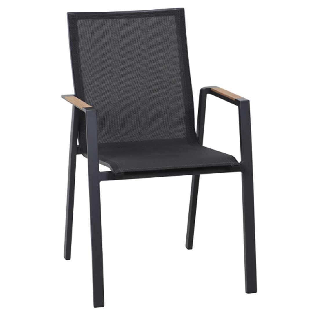 Siena Garden Rondo Gartenmöbel-Set M (4 Plätze) Tisch 150/210x90cm