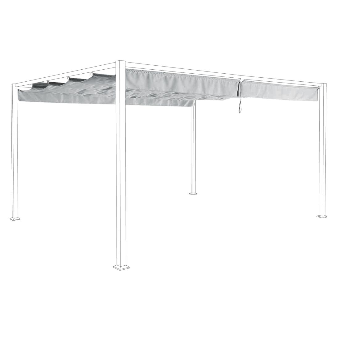 Siena Garden Dach zu Gartenpergola Sky 400x300cm Polyester