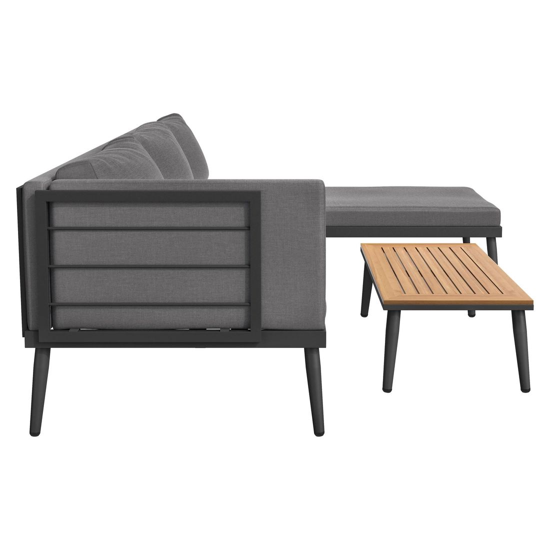 OUTLIV. India Ecklounge inkl. Loungetisch Stahl/Polypropylen