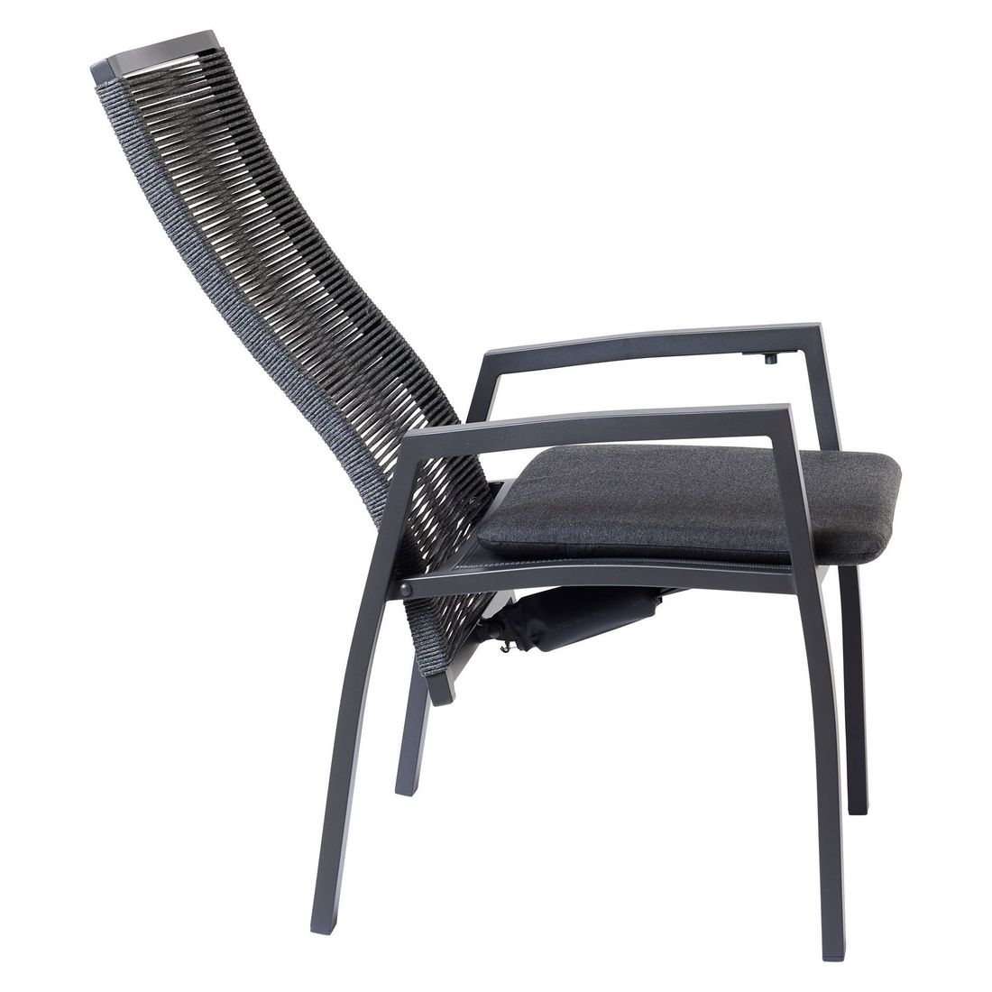 Interliving 7011 Gartensessel verstellbar Aluminium mit Sitzkissen
