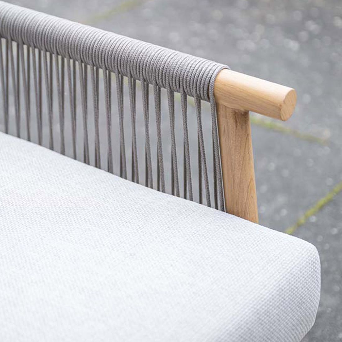 Garden Impressions Bahama Dininglounge Tisch 160x95,5cm Aluminium/Rope/Polyester