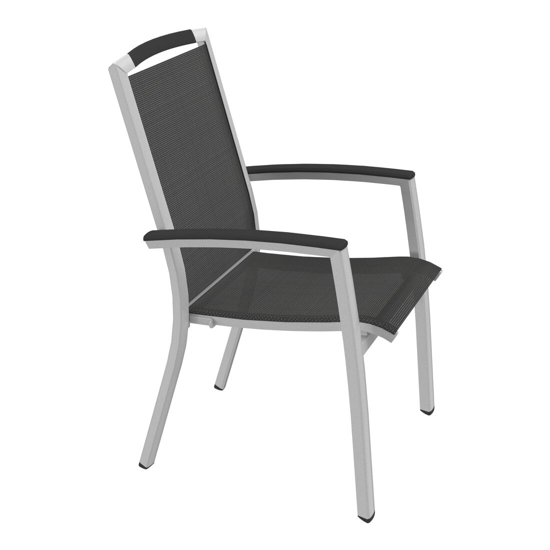 Sieger Trento Stapelsessel hoch Aluminium/Textilene