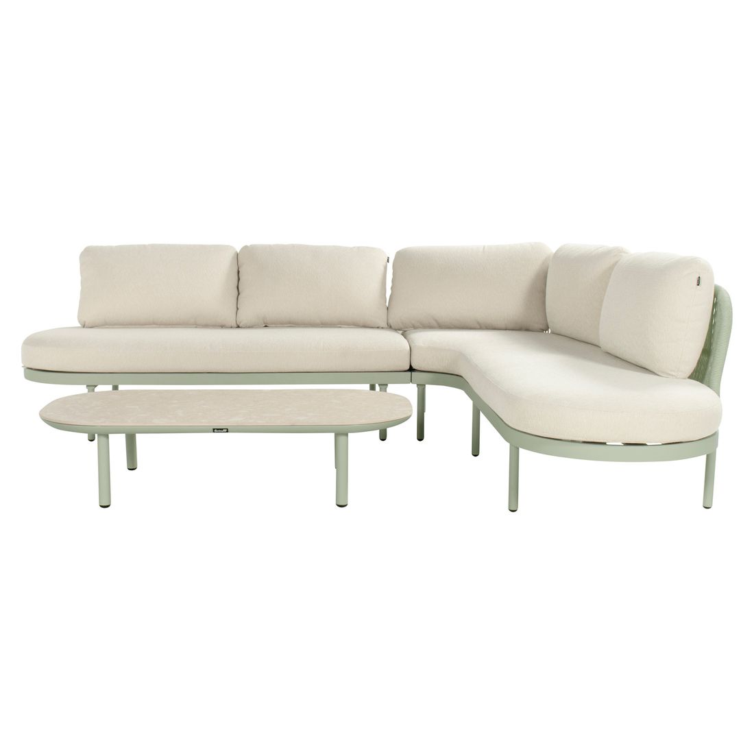 Hartman Bilboa Ecklounge inkl. Loungetisch Aluminium/Rope/Polyester
