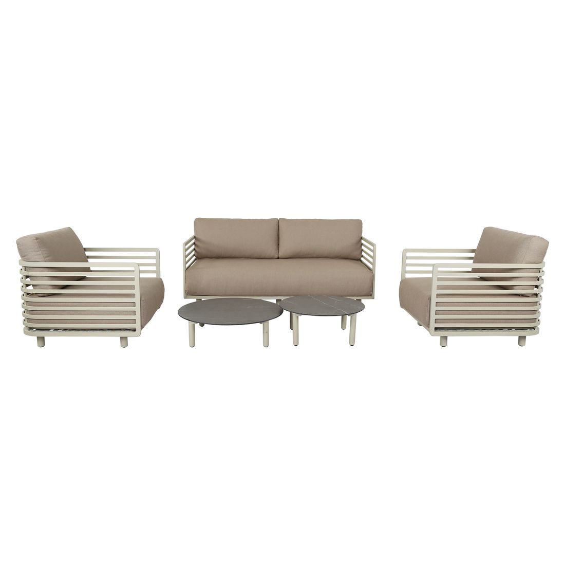 OUTLIV. Tobago Loungeset inkl. Loungetisch Aluminium/Olefin