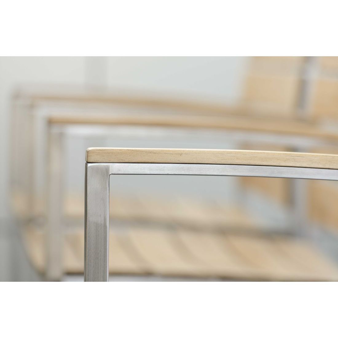 Stern Savona Stapelsessel Edelstahl/Teak