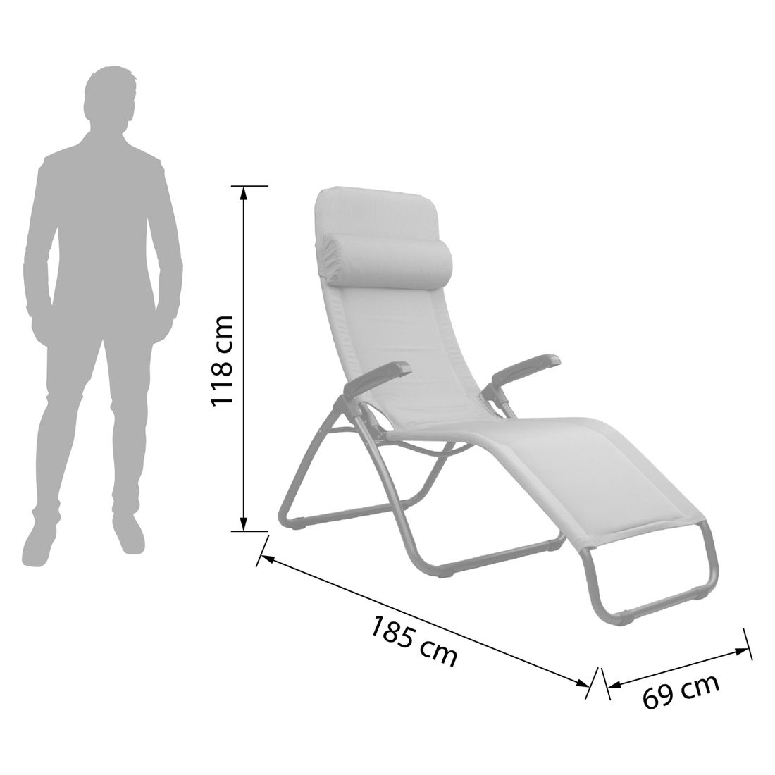 Sungörl Phönix Bäderliege Stahl/Olefin