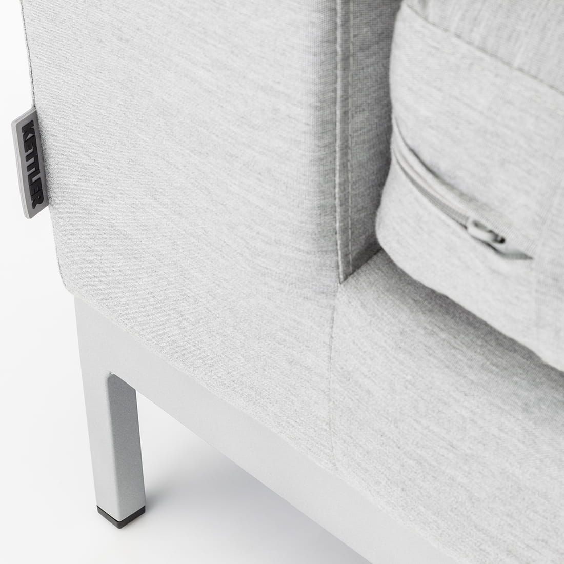Kettler Ego Modular Ecklounge Aluminium/Sunbrella