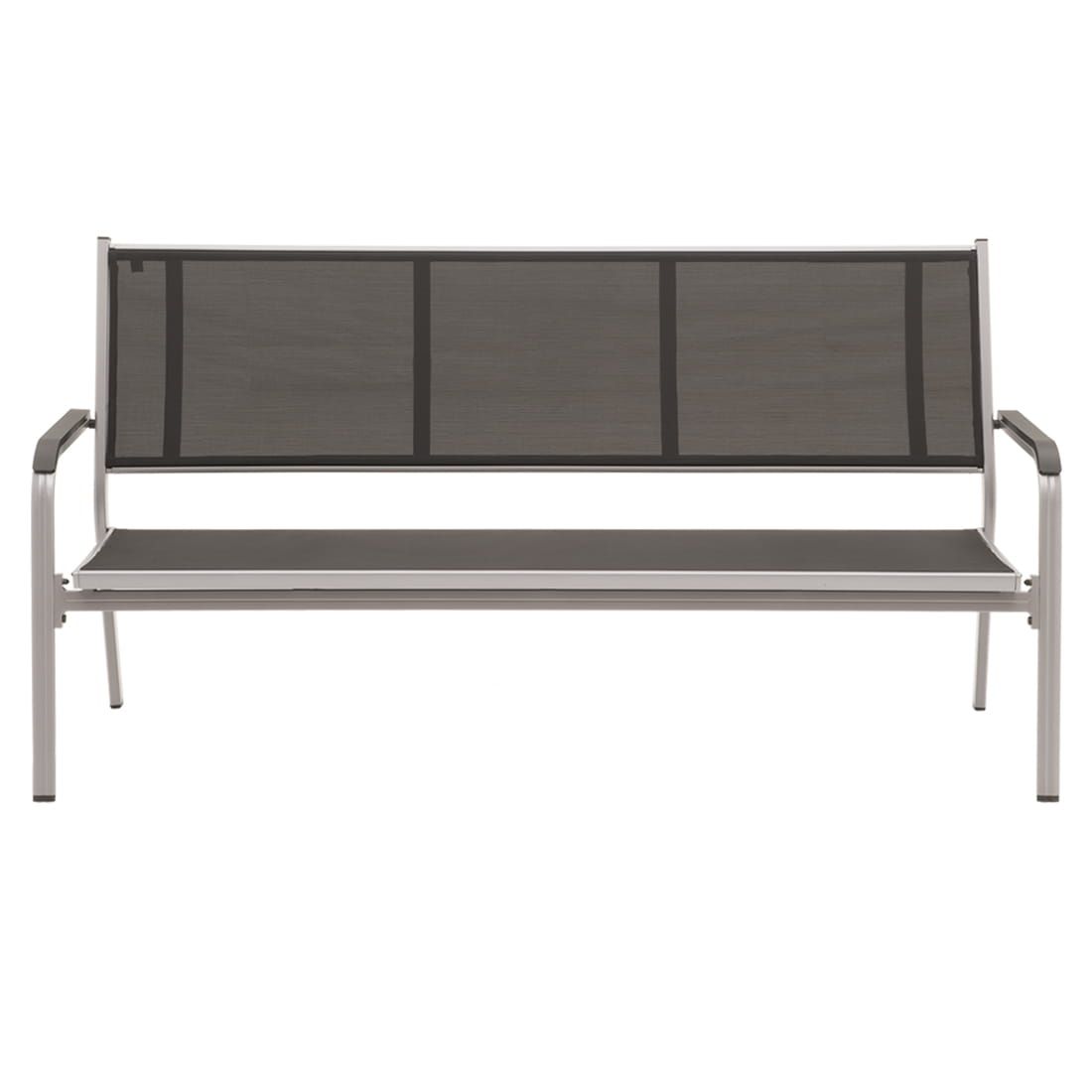 Kettler Basic Plus 3-Sitzerbank Aluminium/Textilene