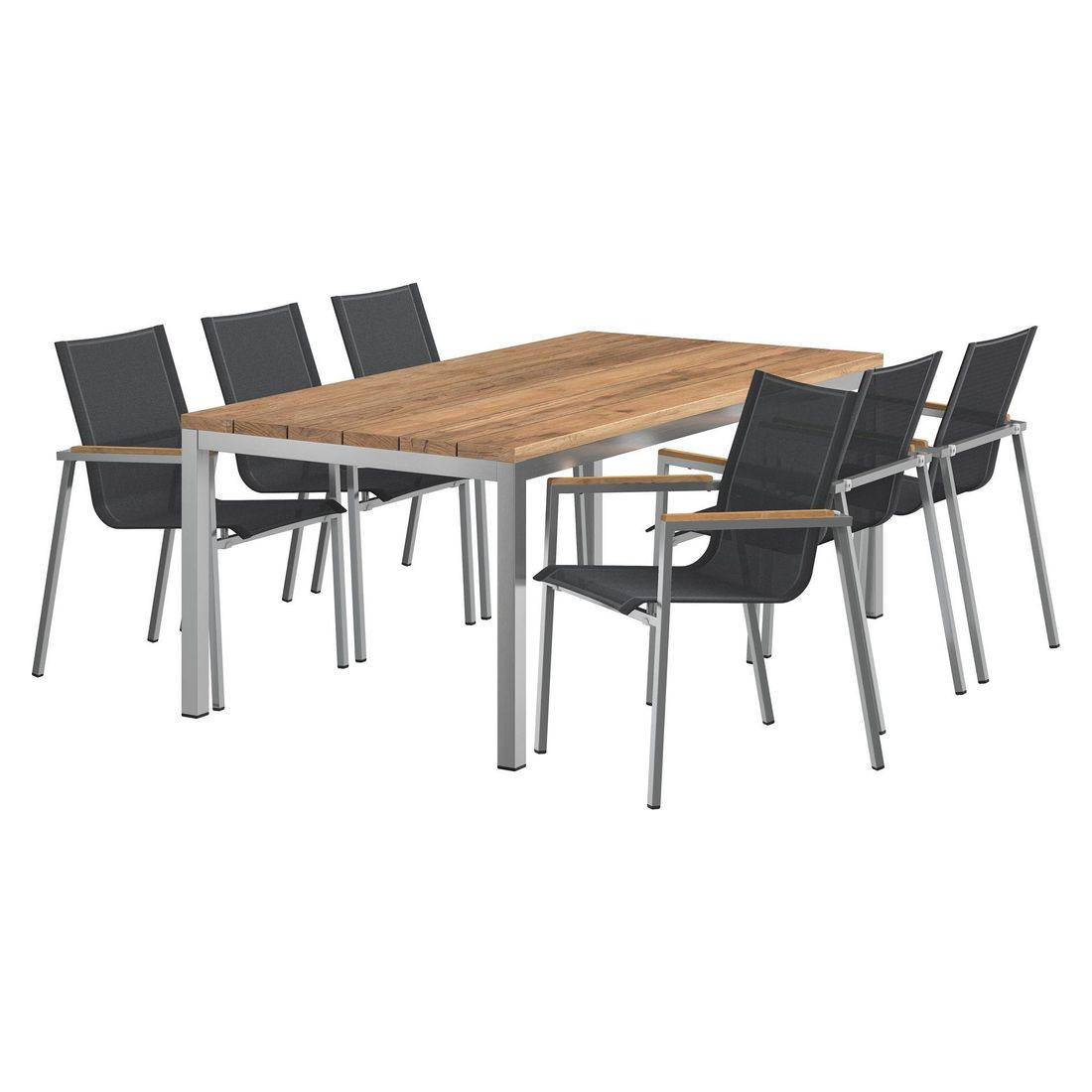 OUTLIV. Rimini Gartenmöbel-Set L (6 Plätze) Tisch 200x100cm