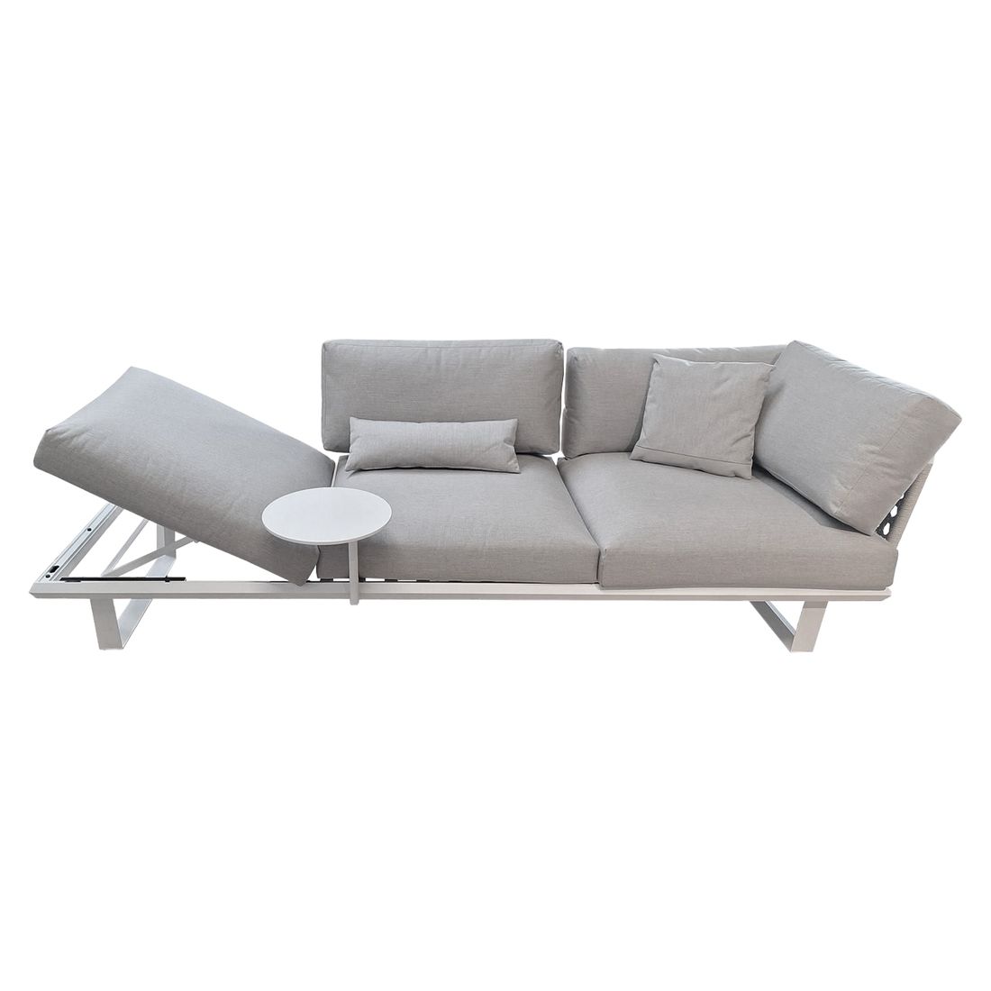 Solpuri Boom Diningsofa verstellbar Aluminium/Bombay