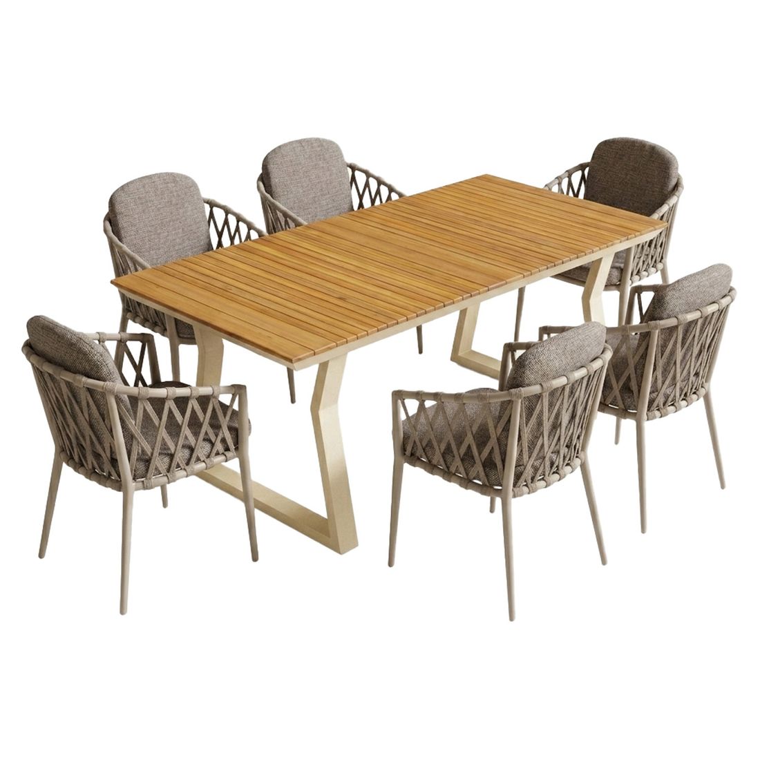 OUTLIV. Cairns Gartenmöbel-Set Tisch 200x90cm