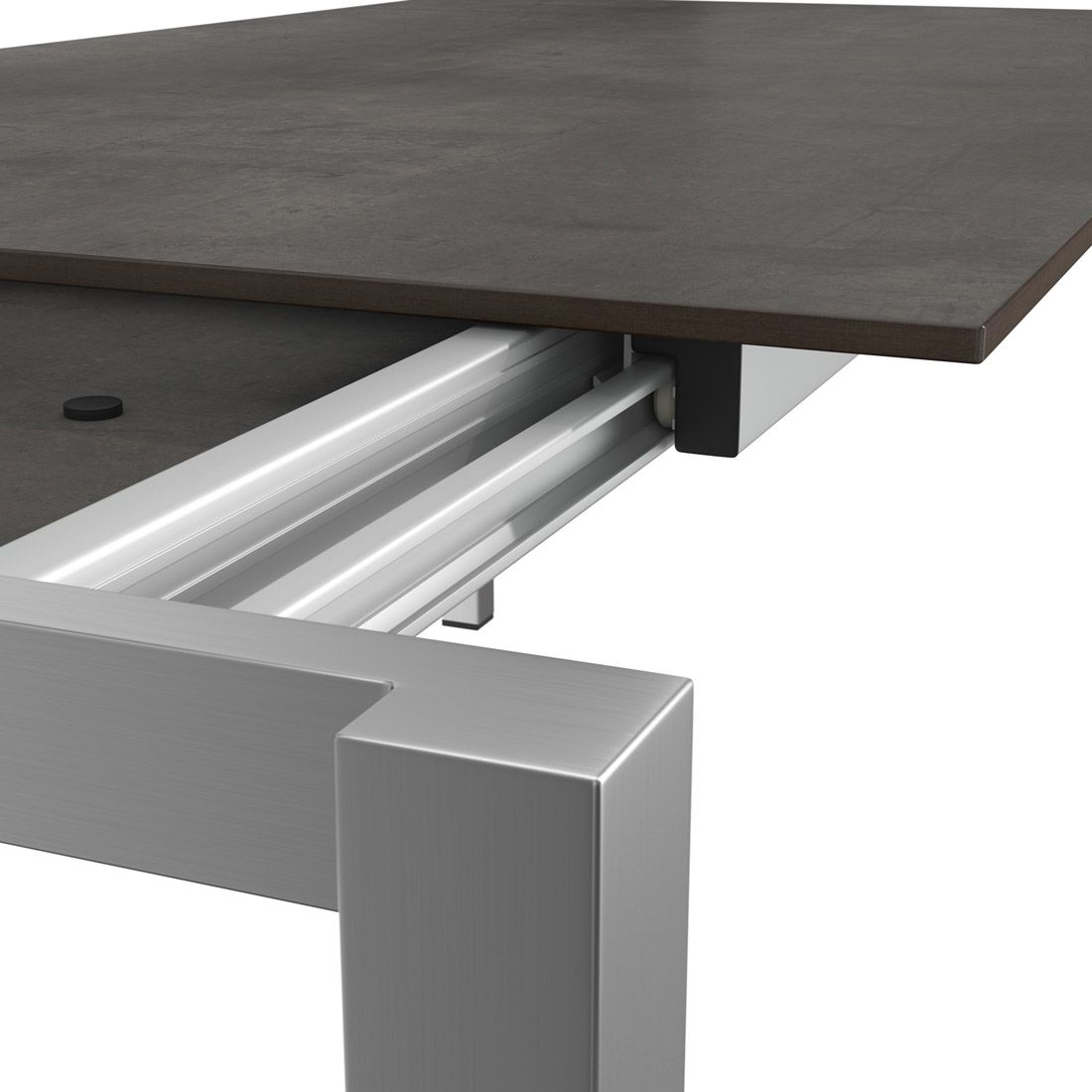 OUTLIV. Ausziehtisch 160/217/267x92cm Edelstahl/HPL