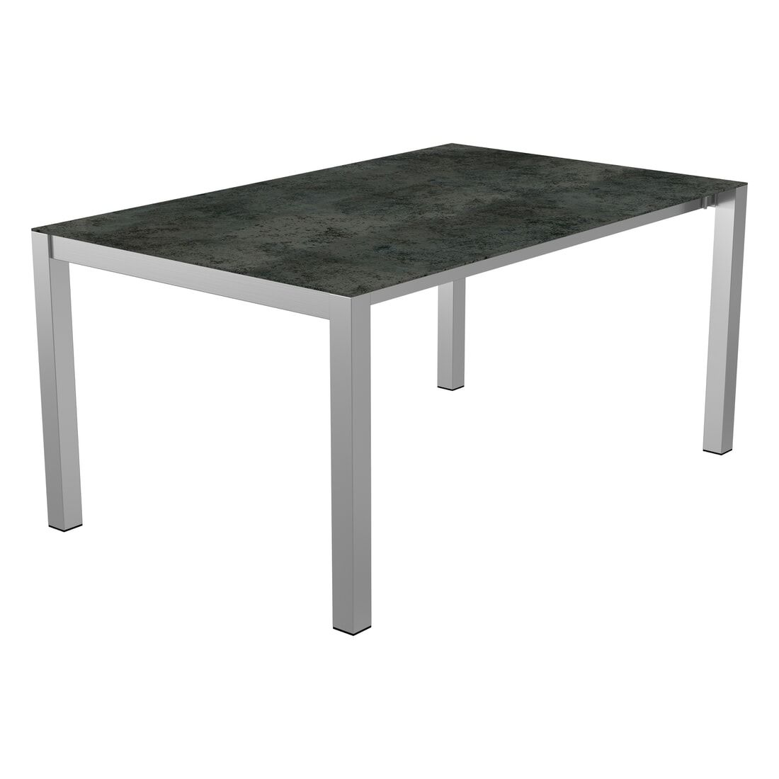 OUTLIV. Ausziehtisch 140/178/210x70cm Edelstahl/Glas