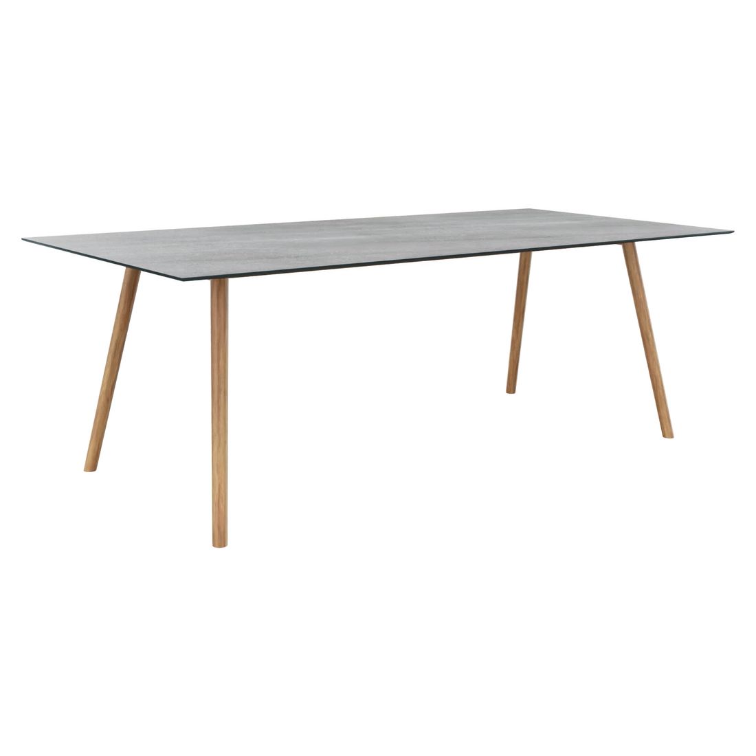 Stern Interno Gartentisch 220x100cm Teak/Silverstar 2.0