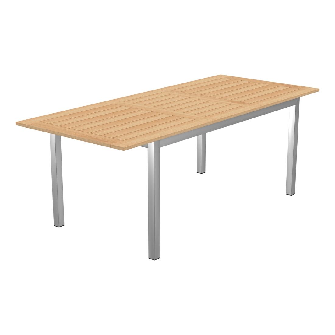 OUTLIV. Oviedo Ausziehtisch 160/210x90 cm Edelstahl/Teak
