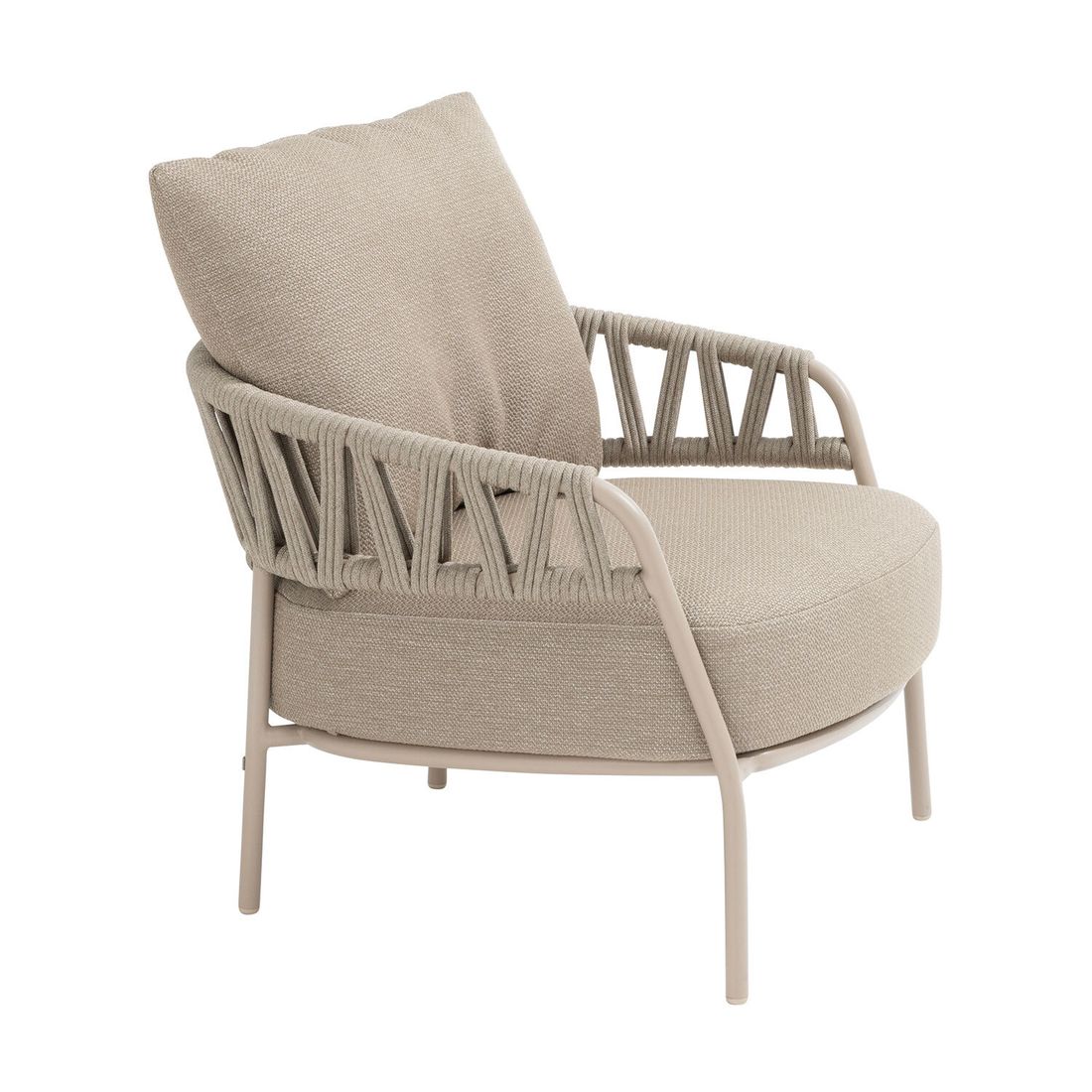 4Seasons Calma Loungesessel Aluminium/Rope/Olefin