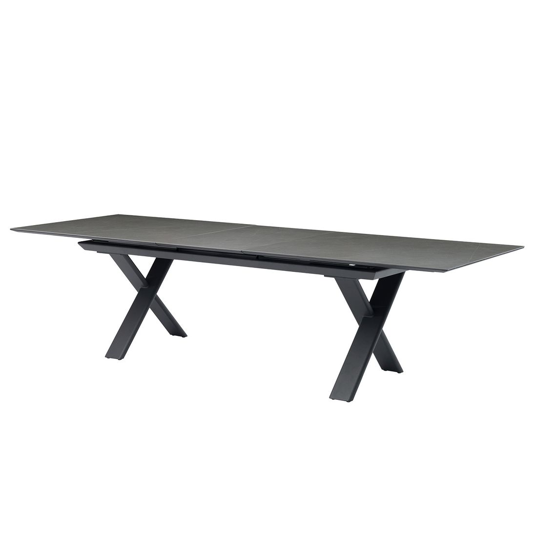 Zebra Levare Ausziehtisch 180/240x100cm Aluminium/Keramik