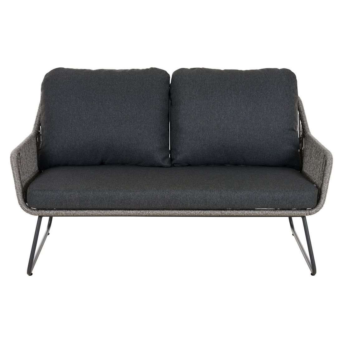 Siena Garden Kansas Gartenloungesofa Aluminium/Geflecht